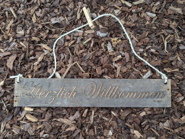 Schild "Herzlich Willkommen" - Image 2