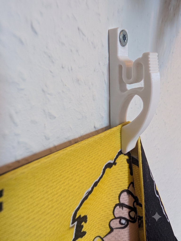 PARACLAMP ULTRA 2x Set Wandhalterung für Fanschals – Seidenschalvariante